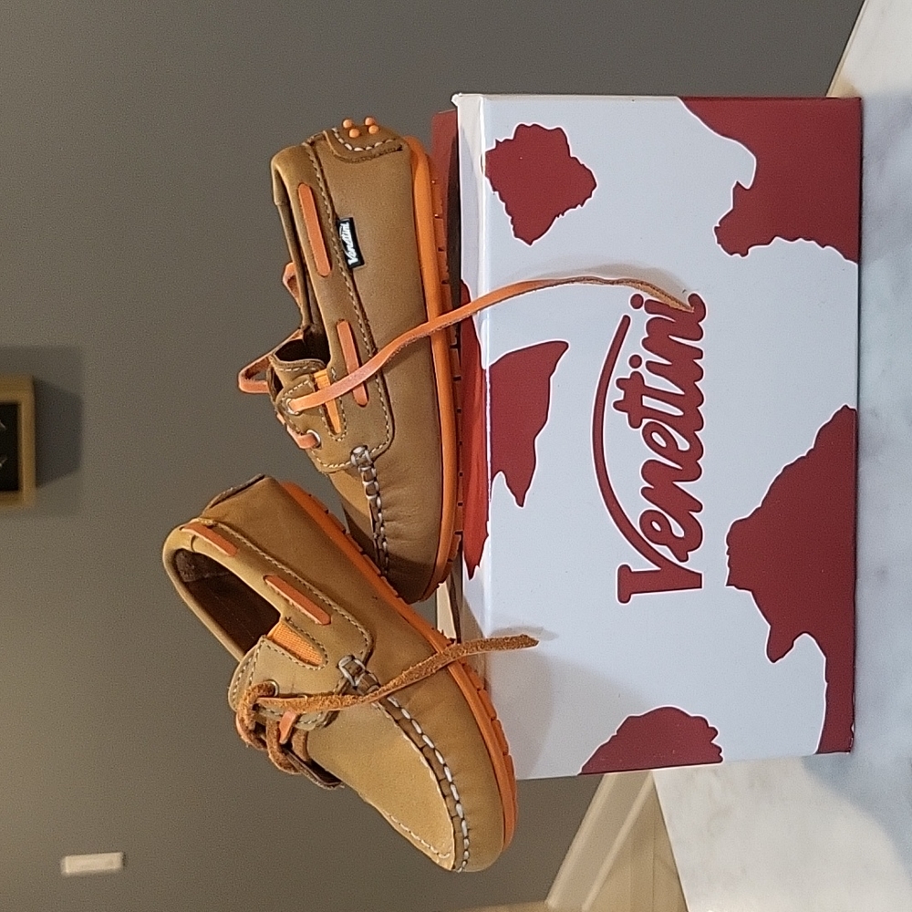 New Venettini Boat shoe slip on toddler boy